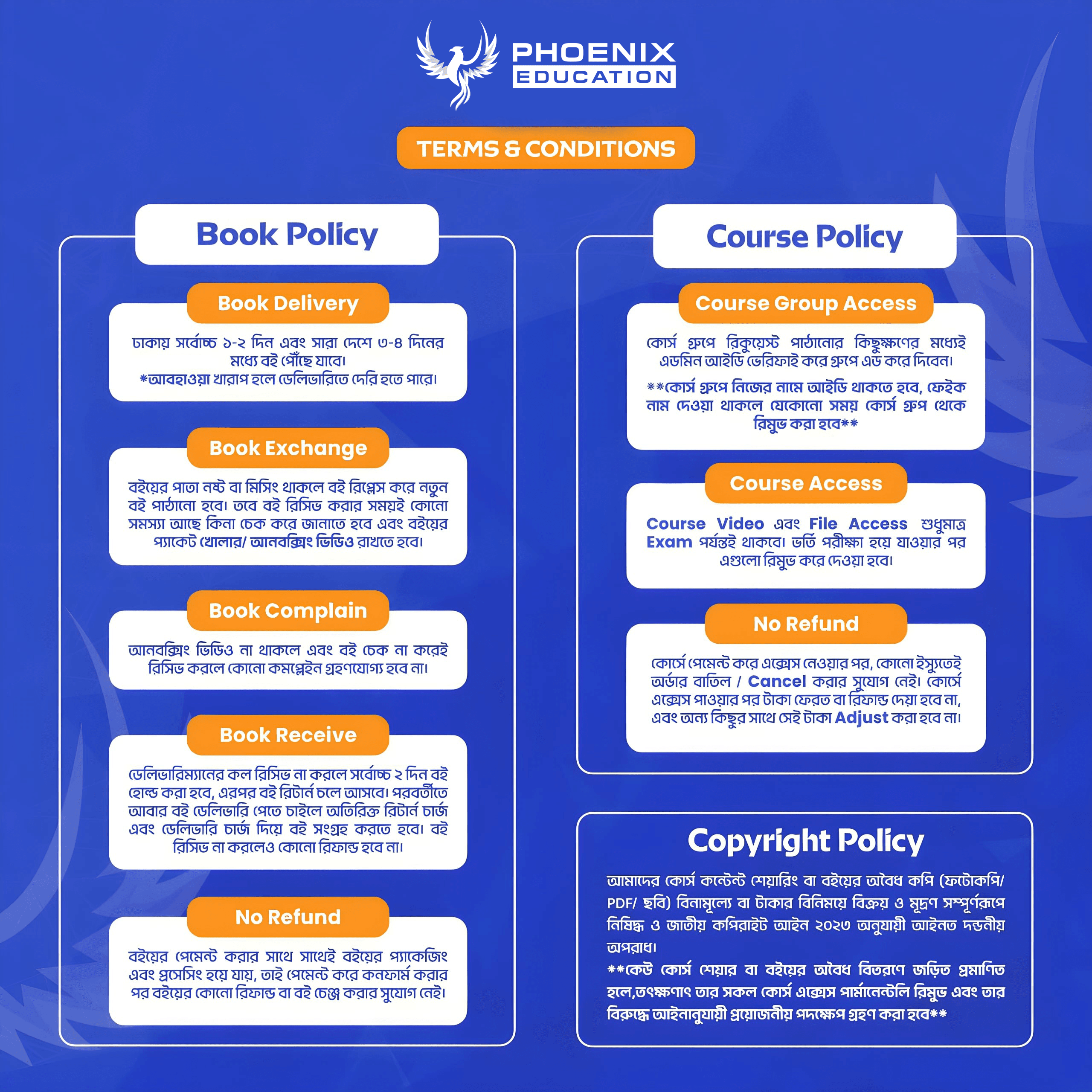 Terms and Conditions Overview